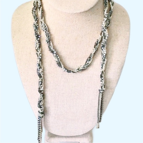 Stella & Dot Adrienne Mixed Metal Lariat - Picture 1 of 8